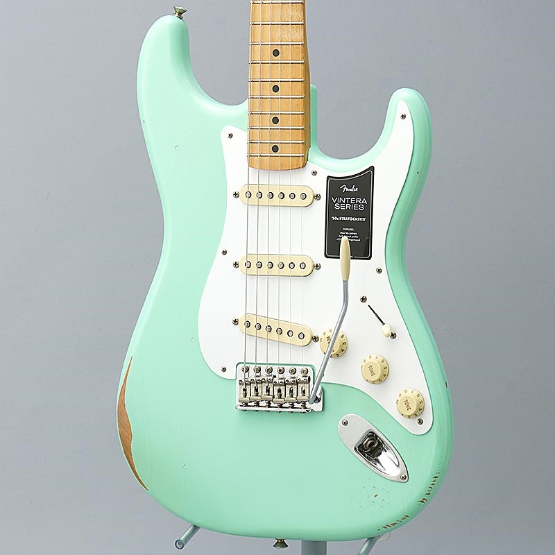 Fender MEX Vintera Road Worn ‘50s Stratocaster (Surf Green)の画像